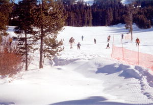 Skiing at White Pine